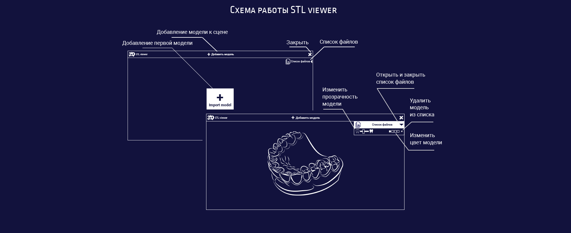 Dentabula | Просмотр STL моделей на сайте